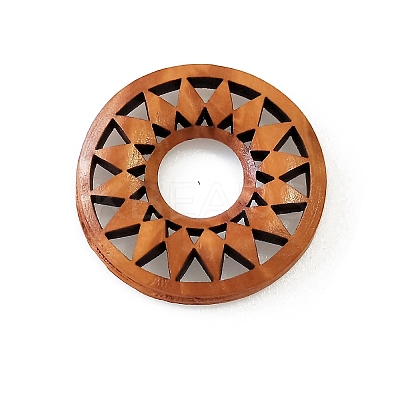 Wood Pendants EJEW-PW0001-03I-1