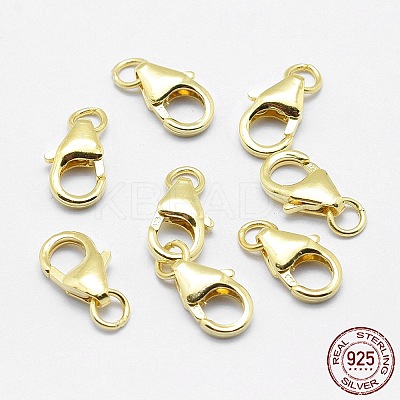 925 Sterling Silver Lobster Claw Clasps STER-G019-07-8mm-1