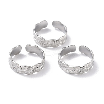 Tarnish Resistant 304 Stainless Steel Finger Rings RJEW-L102-29P-1