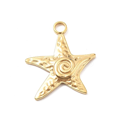 304 Stainless Steel Pendants STAS-I334-02G-01-1