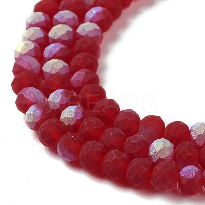 Transparent Glass Beads Strands X1-EGLA-A034-T4mm-MB07-1