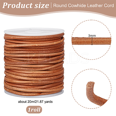 20M Round Cowhide Leather Cord WL-WH0015-01C-01-1