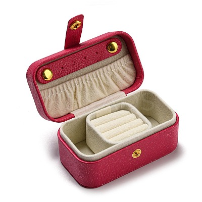 PU Imitation Leather Jewelry Box LS-LBOX-E001-01D-1