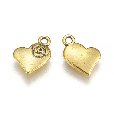 Tibetan Style Alloy Pendants TIBEP-ZN40251-G-LF-1