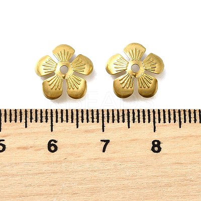 304 Stainless Steel Bead Caps X1-STAS-B087-10B-G-1