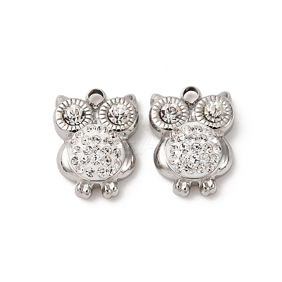 304 Stainless Steel Pendants STAS-L022-523P-1
