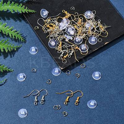 60Pcs Brass Earring Hooks DIY-FS0007-61-1