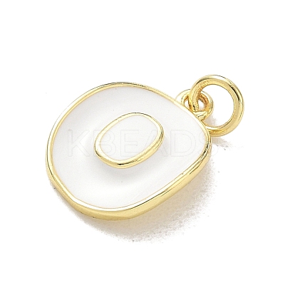Brass Enamel Pendants KK-CBA3F25-06G-01-1