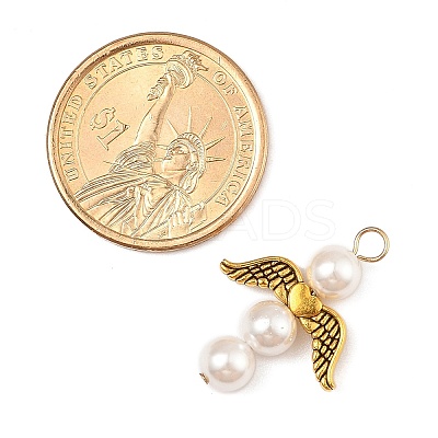 Shell Pearl Pendants PALLOY-JF02943-1