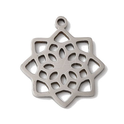 Non-Tarnish 5Pcs 201 Stainless Steel Pendants LS-STAS-Z068-02P-02-1