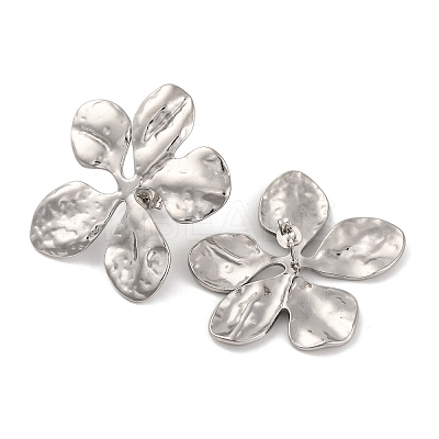 Tarnish Resistant 304 Stainless Steel Stud Earrings for Women EJEW-Z057-02P-1