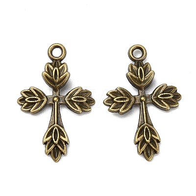 Tibetan Style Alloy Gothic Pendants MLF0175Y-NF-1