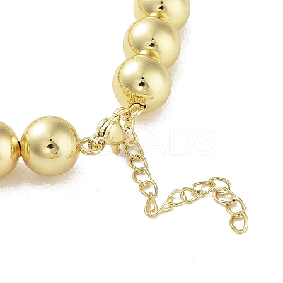 Brass Beaded Necklaces NJEW-L170-08A-G-1