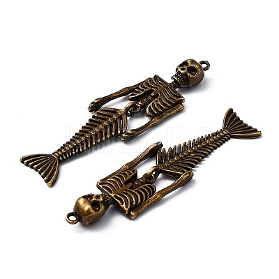 Tibetan Style Alloy Big Pendants LS-X-TIBE-Q067-01AB-NR-1