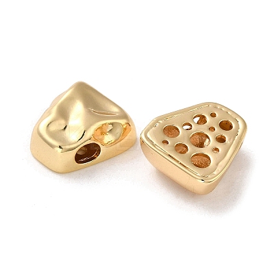 Brass European Beads KK-H455-03G-1