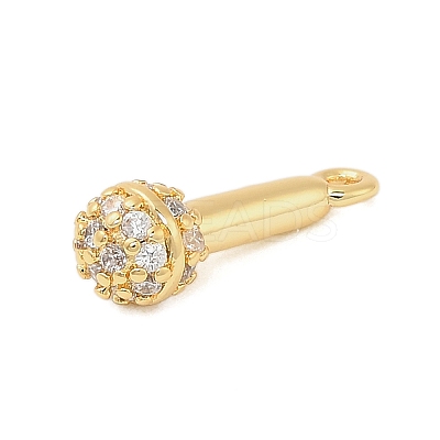 Brass Micro Pave Cubic Zirconia Pendatns KK-I380-04G-1