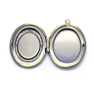 Brass Locket Pendants LS-KK-F717-18AB-NR-1