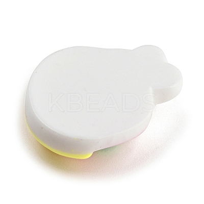 Rabbit Theme Opaque Resin Cabochons RESI-C042-02F-1