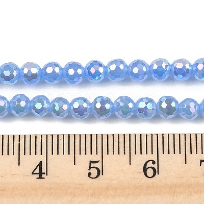 Electroplate Glass Beads Strands EGLA-B013-01A-AB05-1