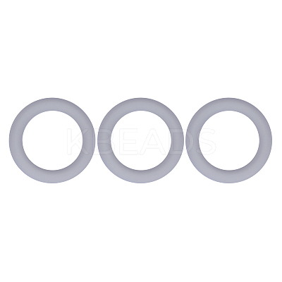 3Pcs Ring Silicone Focal Beads JX895H-01-1