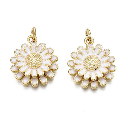 Brass Enamel Pendants KK-Q769-014A-NF-1