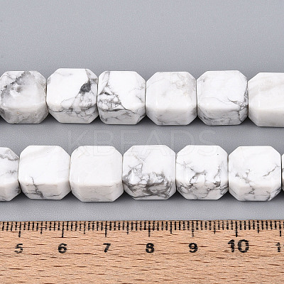 Natural Howlite Beads Strands G-N353-03A-07-1