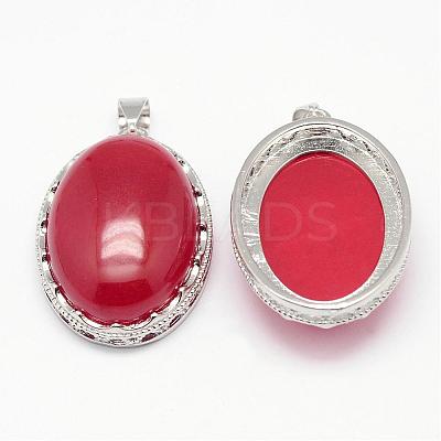 Natural Jade Pendants G-D851-29-1