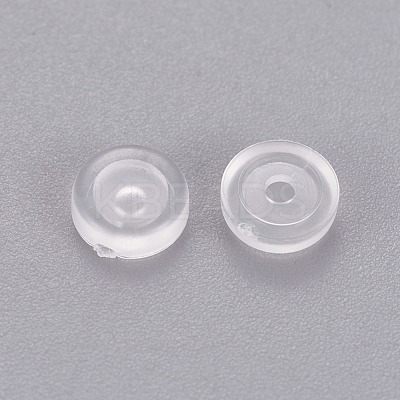 Comfort Silicone Pads for Screw Back Clip on Earrings X-KY-E008-02-1