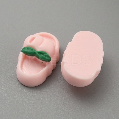 Opaque Resin Cabochons CRES-WH0010-051-1