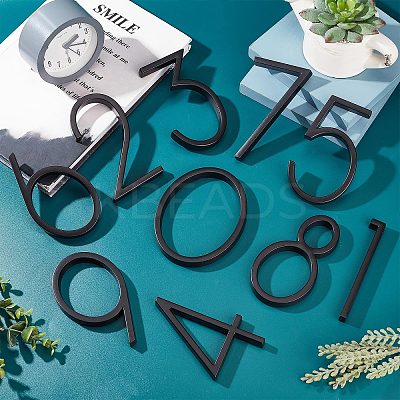 Zinc Alloy Number Sign Labels FIND-WH0061-83A-1