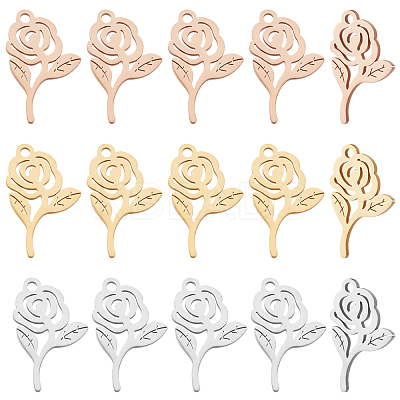18Pcs 3 Colors Valentine's Day Theme STAS-UN0030-17-1