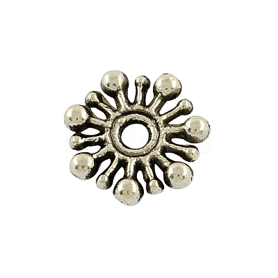 Tibetan Style Alloy Flower Spacer Beads LS-X-TIBEB-5532-AS-LF-1