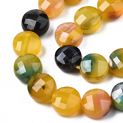 Natural Agate Beads Strands G-S359-366J-1