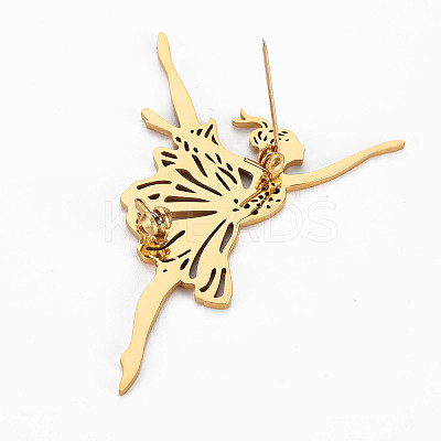 Dancer Brooch JEWB-N007-001G-FF-1