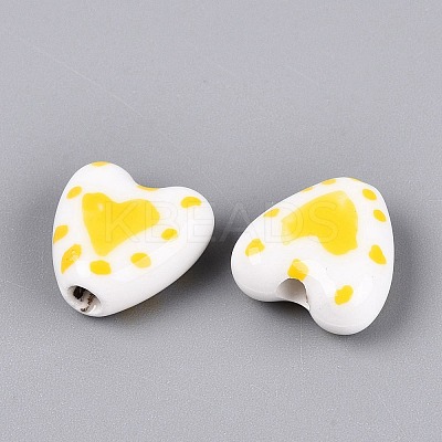 Handmade Porcelain Beads PORC-Q005-11E-1