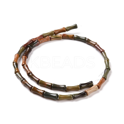 Natural Picasso Stone/Picasso Jasper Beads Strands G-P475-04-1