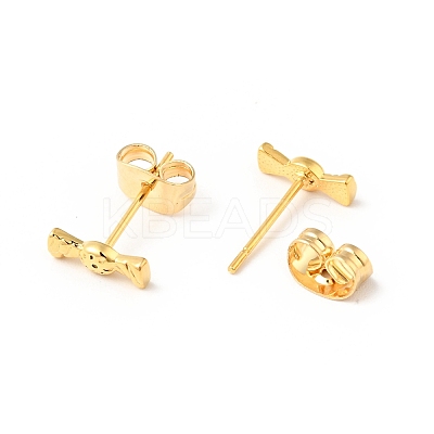 304 Stainless Steel Tiny Candy Stud Earrings with 316 Stainless Steel Pins for Women EJEW-J043-10G-1