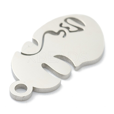 Non-Tarnish 304 Stainless Steel Pendants STAS-P276-01B-P-1