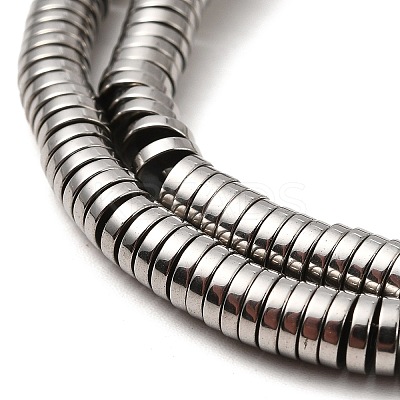 Non-magnetic Synthetic Hematite Beads Strands X-G-K011-4x1mm-03-1