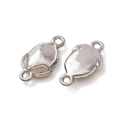 304 Stainless Steel Connector Charms STAS-N124-60P-1