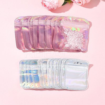 40Pcs 2 Colors PP Resealable Bags OPP-FS0001-09-1