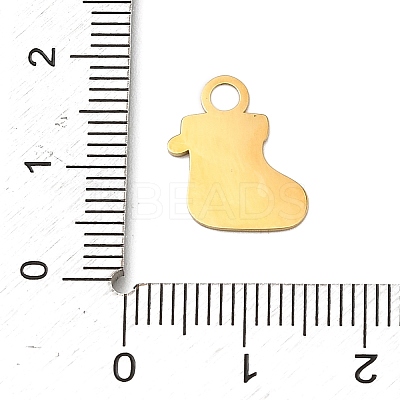 Christmas 304 Stainless Steel Enamel Charms LS-STAS-I356-02G-04-1