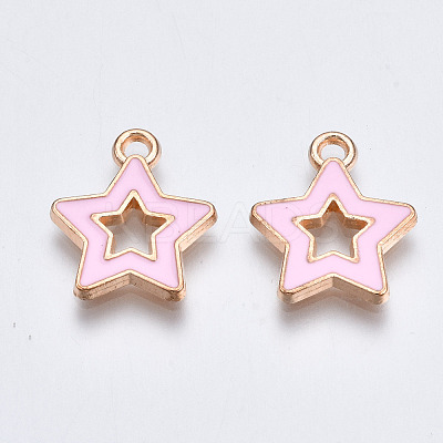 Alloy Enamel Pendants ENAM-S121-027B-1