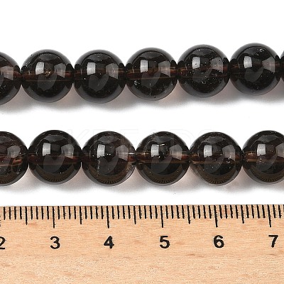 Natural Smoky Quartz Beads Strands LS-G-C265-A01-10mm-01-1