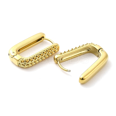304 Stainless Steel Hoop Earring Findings STAS-G317-07G-1