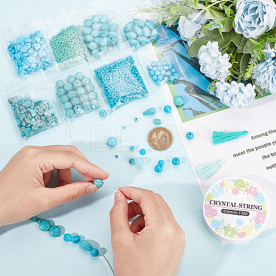 DIY Stone Bracelet Making Kit DIY-NB0009-30-1