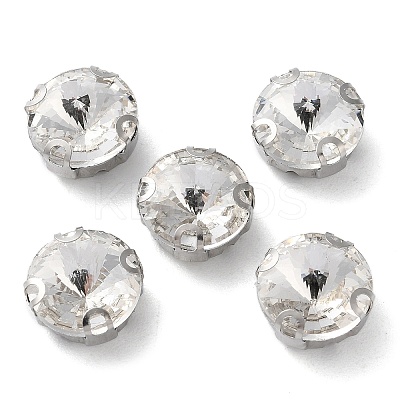 Flat Round Sew on Rhinestone RGLA-L028-07B-01-1