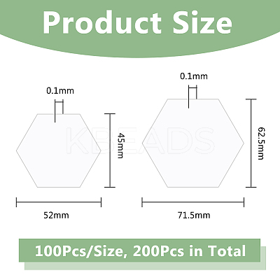 200Pcs 2 Style Paper Quilting Templates DIY-DC0002-71-1