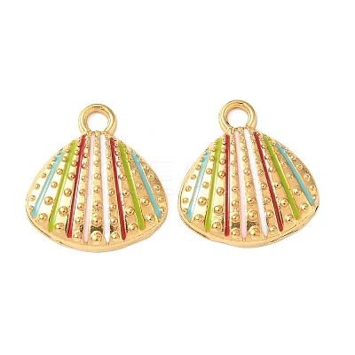 304 Stainless Steel Enamel Pendants STAS-I346-19G-03-1