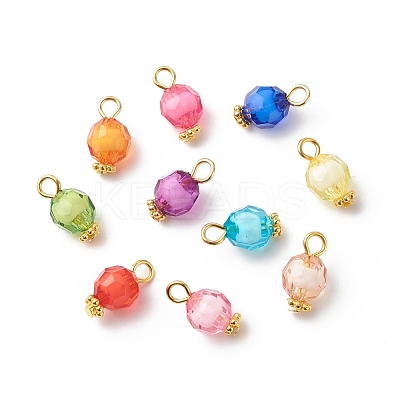 Transparent Acrylic Pendants PALLOY-JF01811-1